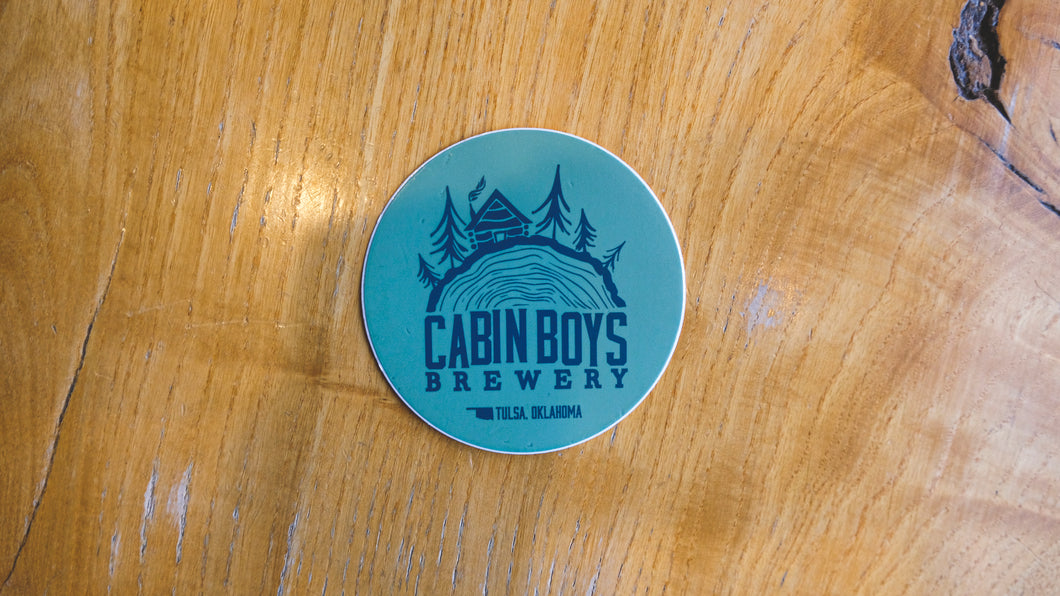 Cabin Boys Logo Sticker