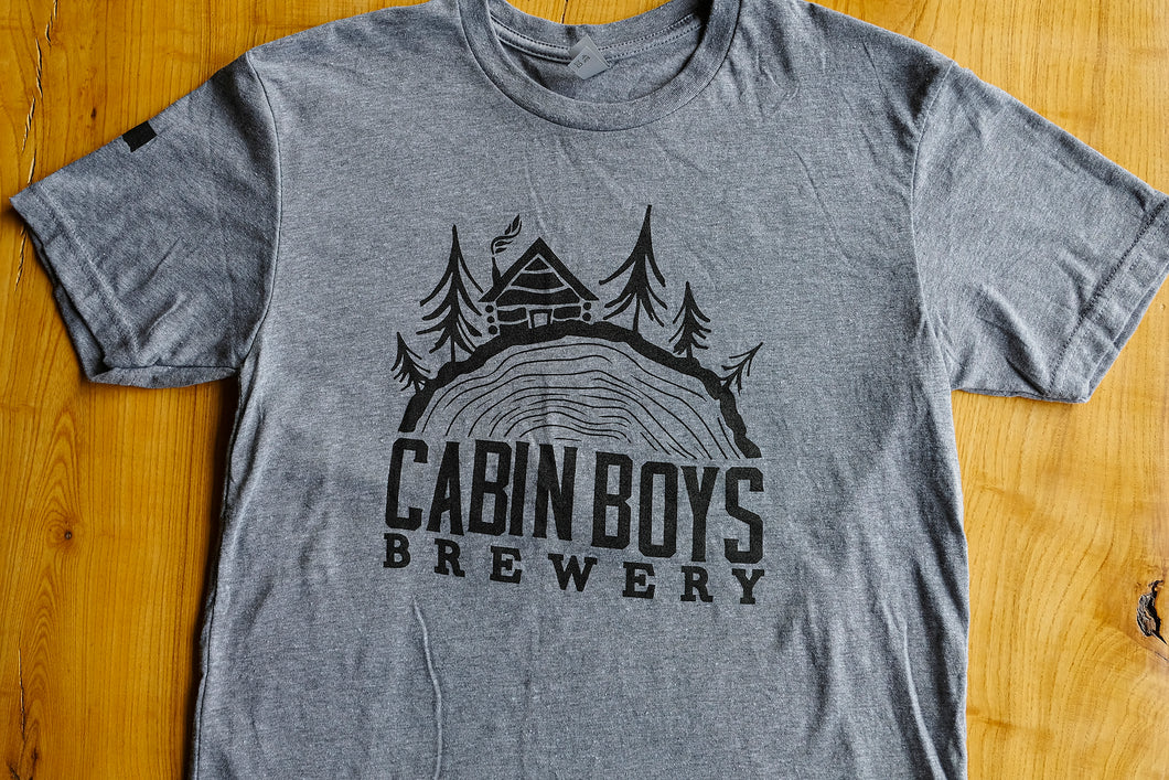 Grey Cabin Boys Logo Tee